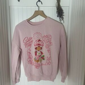 Hybrid Apparel Light Pink Graphic Women's Sweater